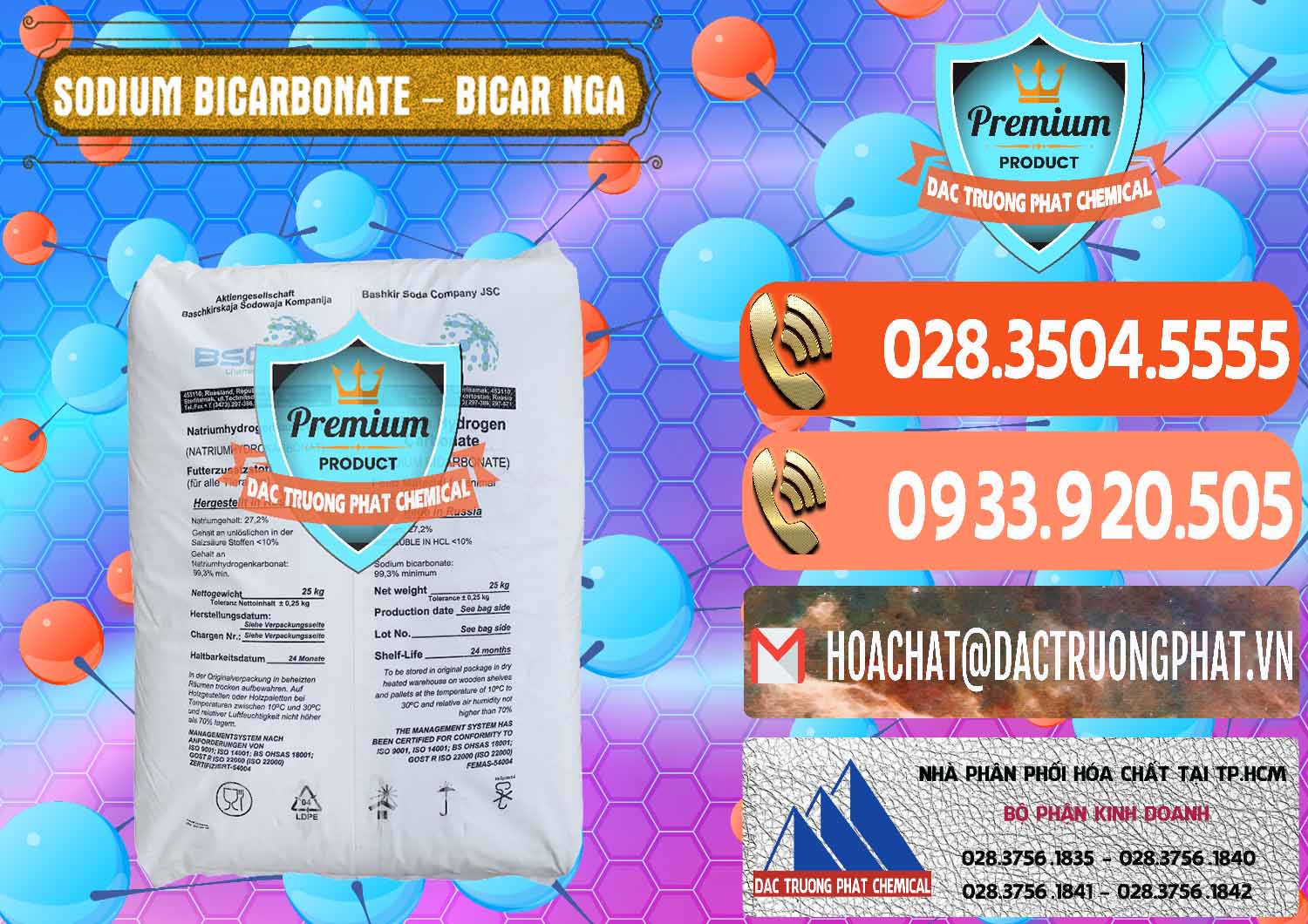 Công ty chuyên phân phối & bán Sodium Bicarbonate – Bicar NaHCO3 Nga Russia - 0425 - Cty chuyên nhập khẩu ( cung cấp ) hóa chất tại TP.HCM - hoachatmientay.com