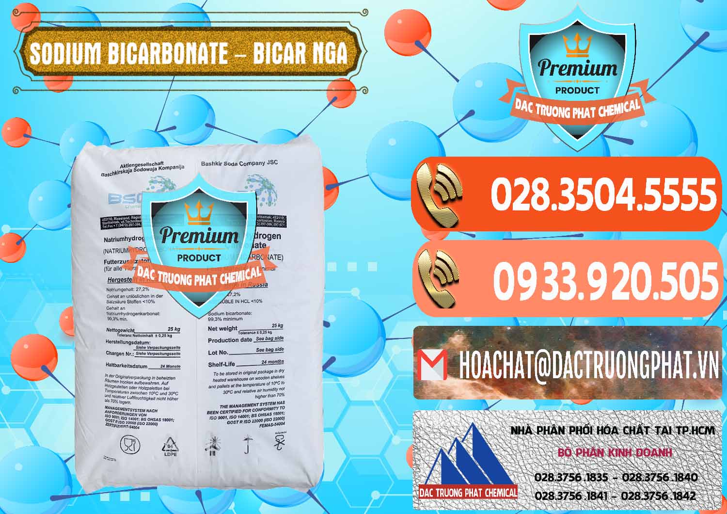 Nơi phân phối _ bán Sodium Bicarbonate – Bicar NaHCO3 Nga Russia - 0425 - Cty phân phối và cung cấp hóa chất tại TP.HCM - hoachatmientay.com