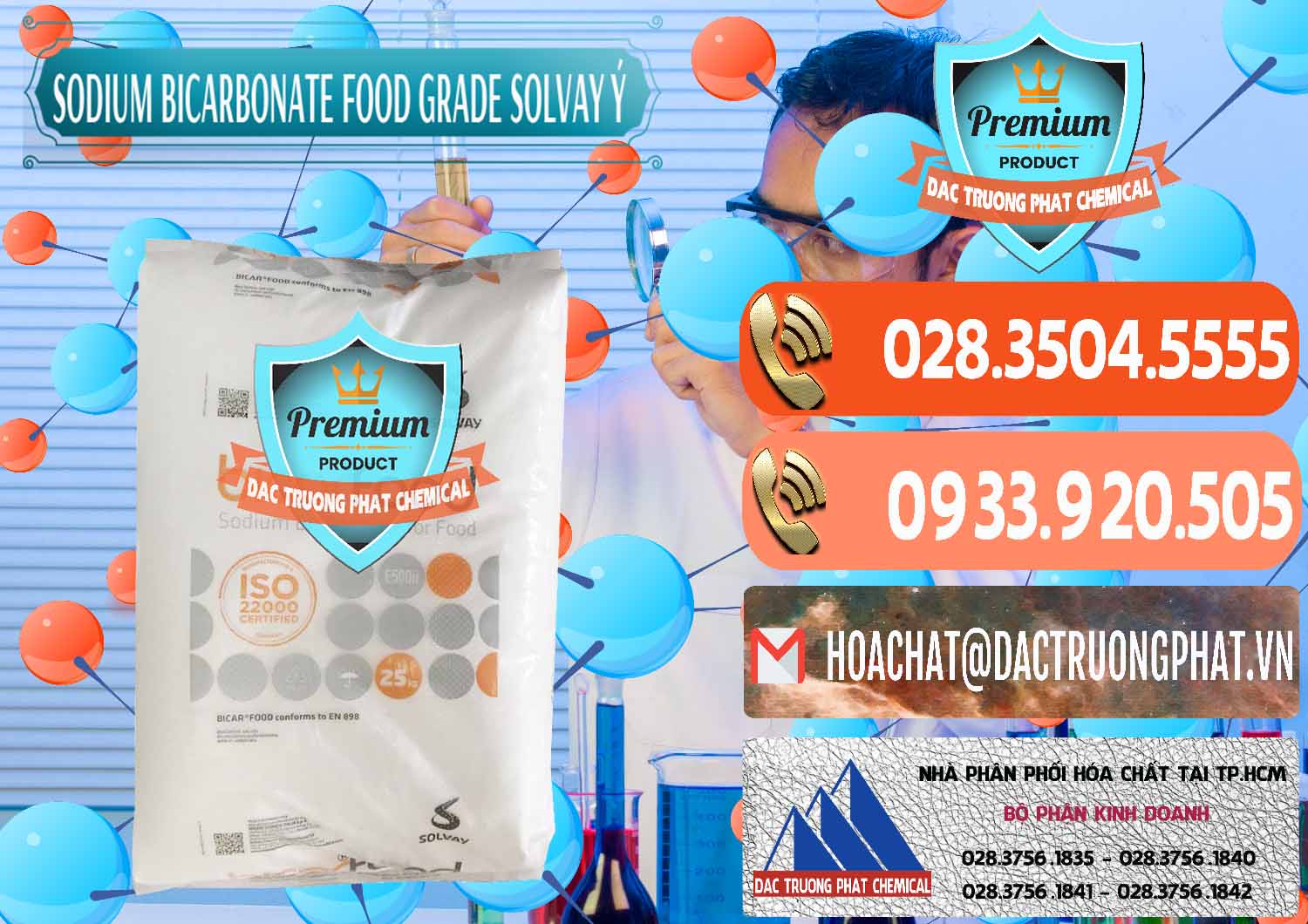 Phân phối - bán Sodium Bicarbonate – Bicar NaHCO3 Food Grade Solvay Ý Italy - 0220 - Công ty nhập khẩu - cung cấp hóa chất tại TP.HCM - hoachatmientay.com
