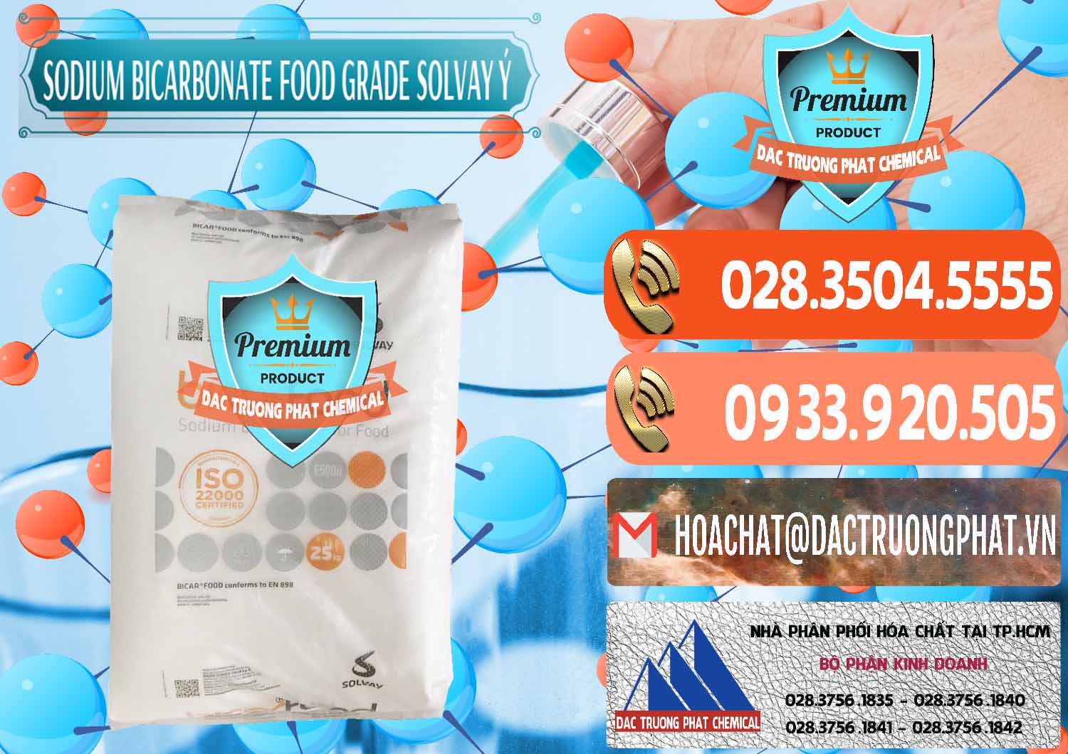 Nơi bán Sodium Bicarbonate – Bicar NaHCO3 Food Grade Solvay Ý Italy - 0220 - Nơi cung cấp & phân phối hóa chất tại TP.HCM - hoachatmientay.com
