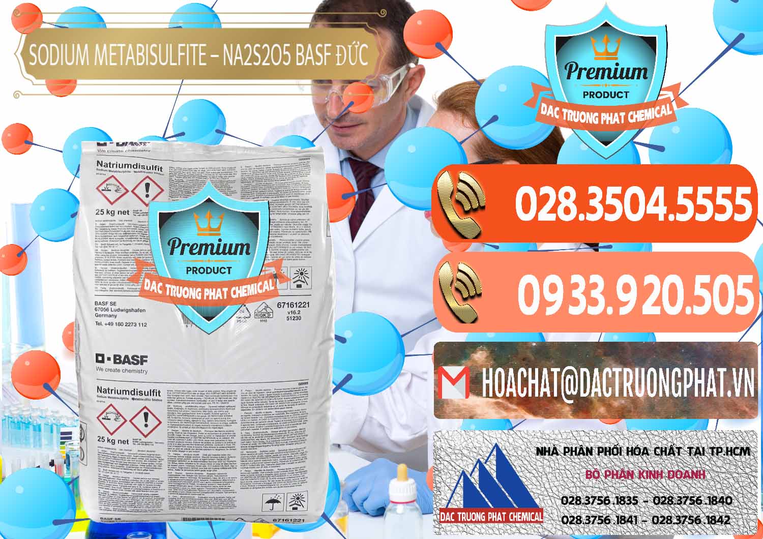Chuyên cung ứng & bán Sodium Metabisulfite - NA2S2O5 Food Grade BASF Đức Germany - 0143 - Nhà nhập khẩu và phân phối hóa chất tại TP.HCM - hoachatmientay.com