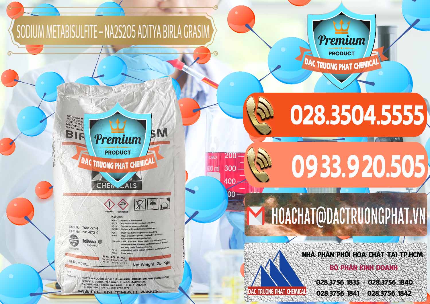 Công ty bán _ cung cấp Sodium Metabisulfite - NA2S2O5 Thái Lan Aditya Birla Grasim - 0144 - Cty phân phối - nhập khẩu hóa chất tại TP.HCM - hoachatmientay.com