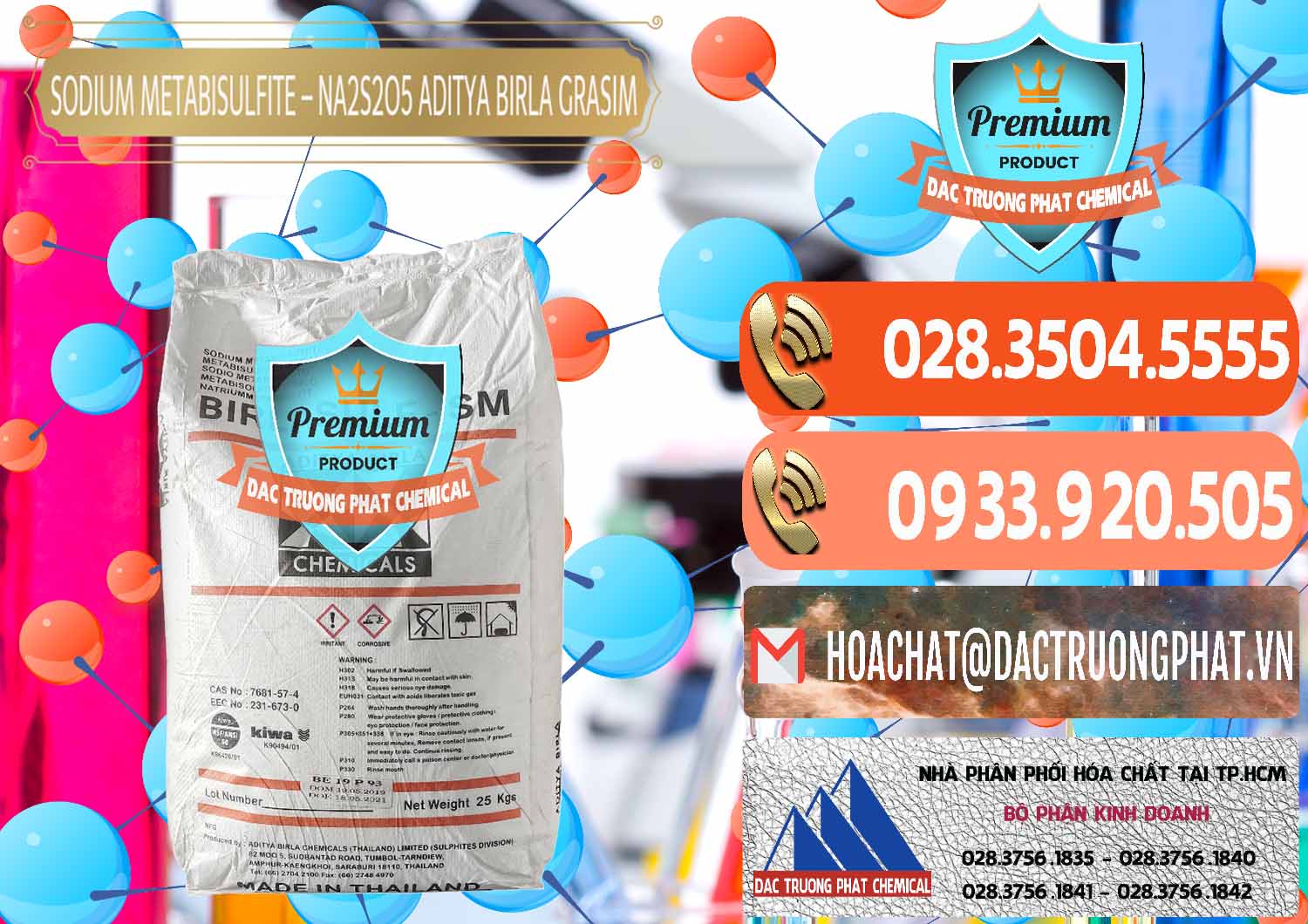 Cung ứng _ bán Sodium Metabisulfite - NA2S2O5 Thái Lan Aditya Birla Grasim - 0144 - Cty phân phối ( kinh doanh ) hóa chất tại TP.HCM - hoachatmientay.com
