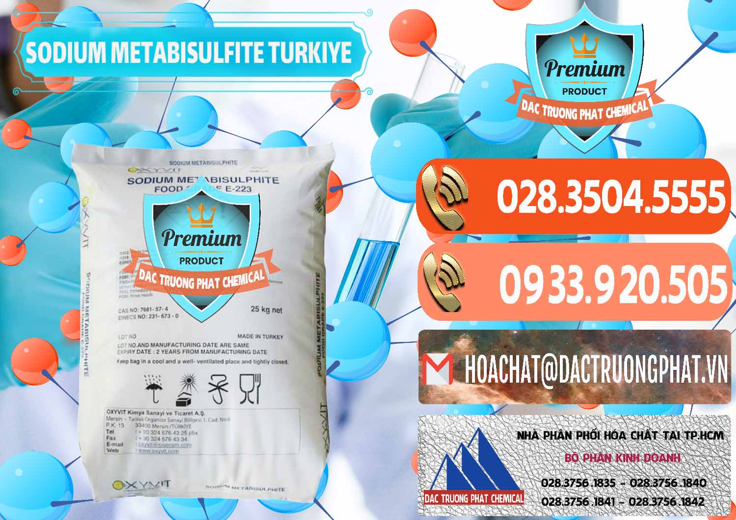 Đơn vị chuyên cung ứng & bán Sodium Metabisulfite - NA2S2O5 Food Grade E-223 Thổ Nhĩ Kỳ Turkey - 0413 - Đơn vị nhập khẩu - cung cấp hóa chất tại TP.HCM - hoachatmientay.com