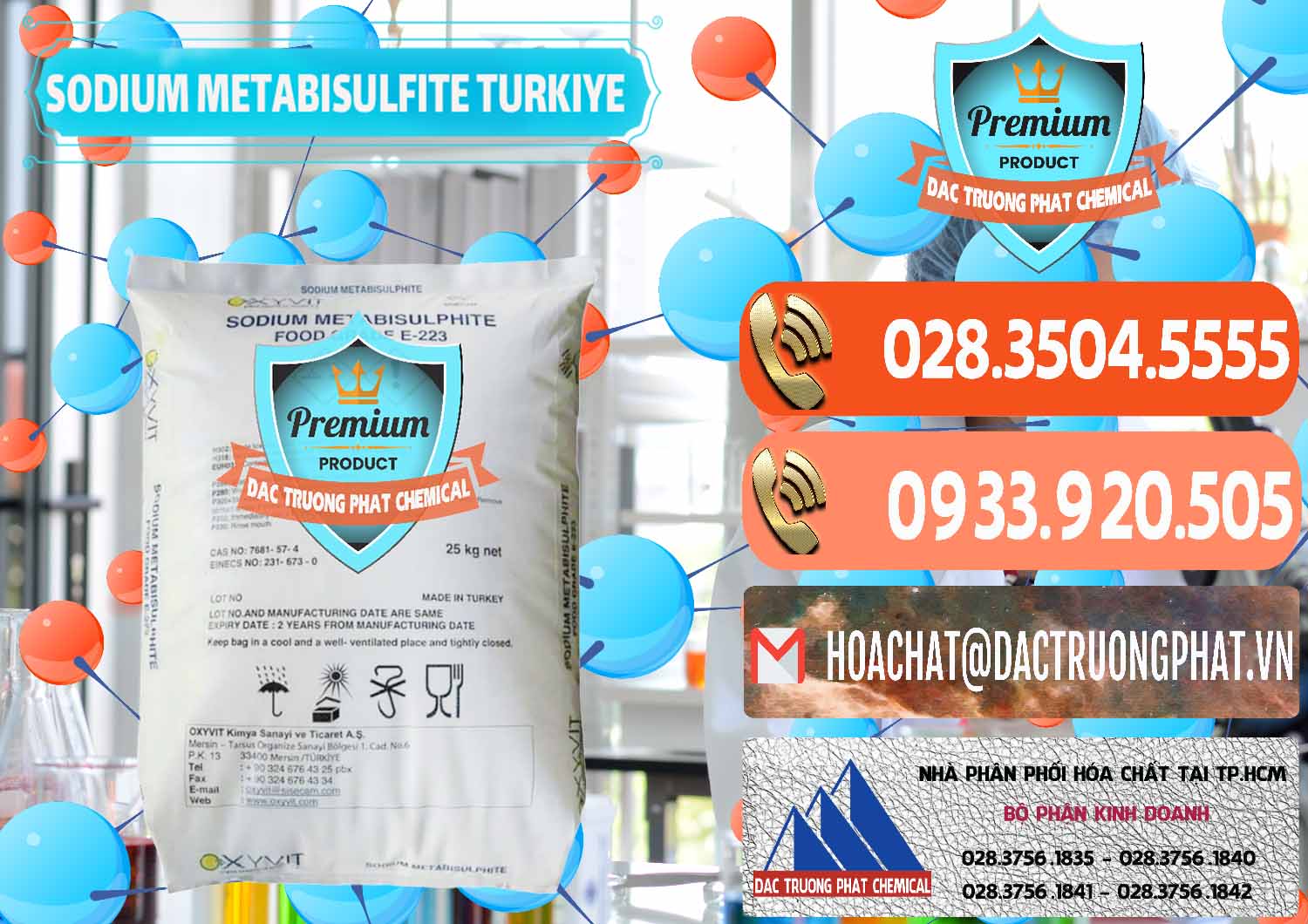 Kinh doanh & bán Sodium Metabisulfite - NA2S2O5 Food Grade E-223 Thổ Nhĩ Kỳ Turkey - 0413 - Cty phân phối - bán hóa chất tại TP.HCM - hoachatmientay.com