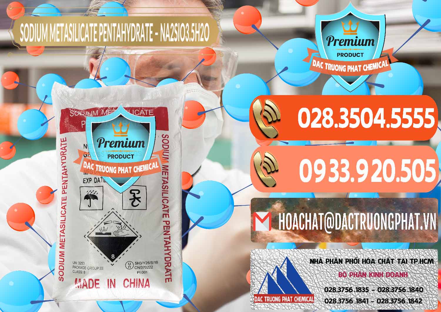 Nhà cung ứng và bán Sodium Metasilicate Pentahydrate – Silicate Bột Trung Quốc China - 0147 - Nơi chuyên cung cấp & bán hóa chất tại TP.HCM - hoachatmientay.com