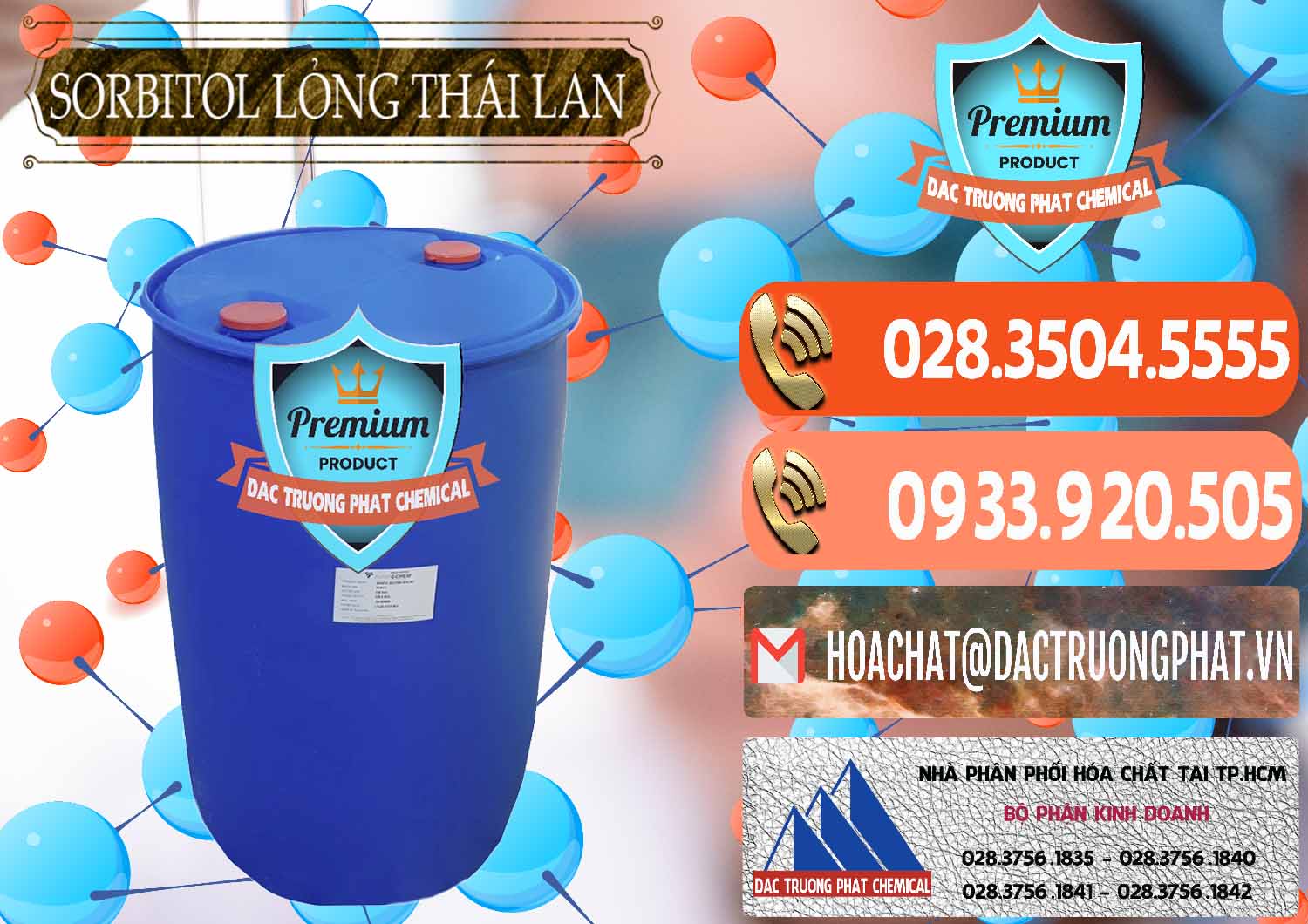 Nơi chuyên cung cấp & bán Sorbitol - C6H14O6 Lỏng 70% Food Grade Thái Lan Thailand - 0341 - Nhà phân phối _ nhập khẩu hóa chất tại TP.HCM - hoachatmientay.com