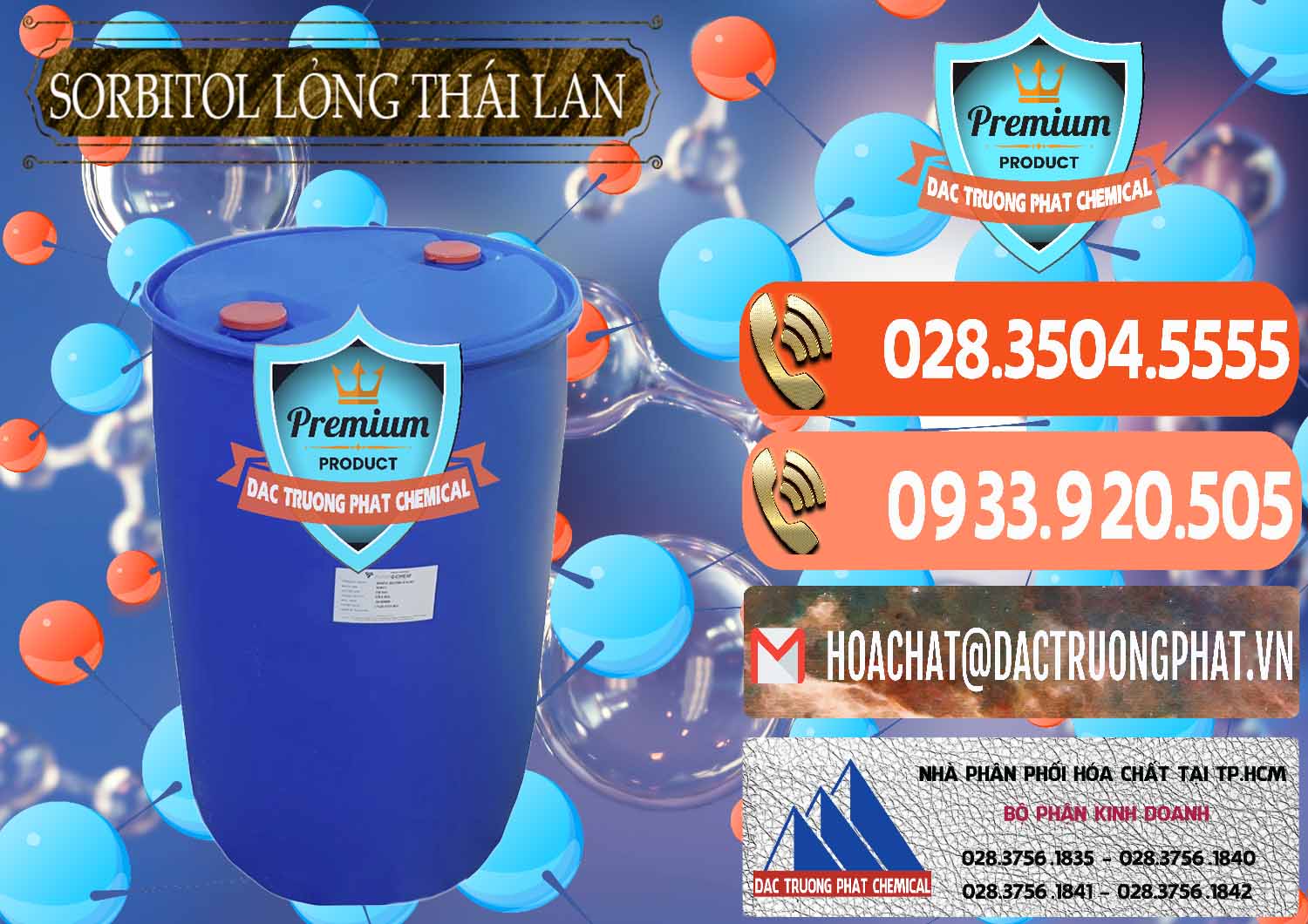 Nhà cung cấp ( bán ) Sorbitol - C6H14O6 Lỏng 70% Food Grade Thái Lan Thailand - 0341 - Cty chuyên cung cấp - nhập khẩu hóa chất tại TP.HCM - hoachatmientay.com