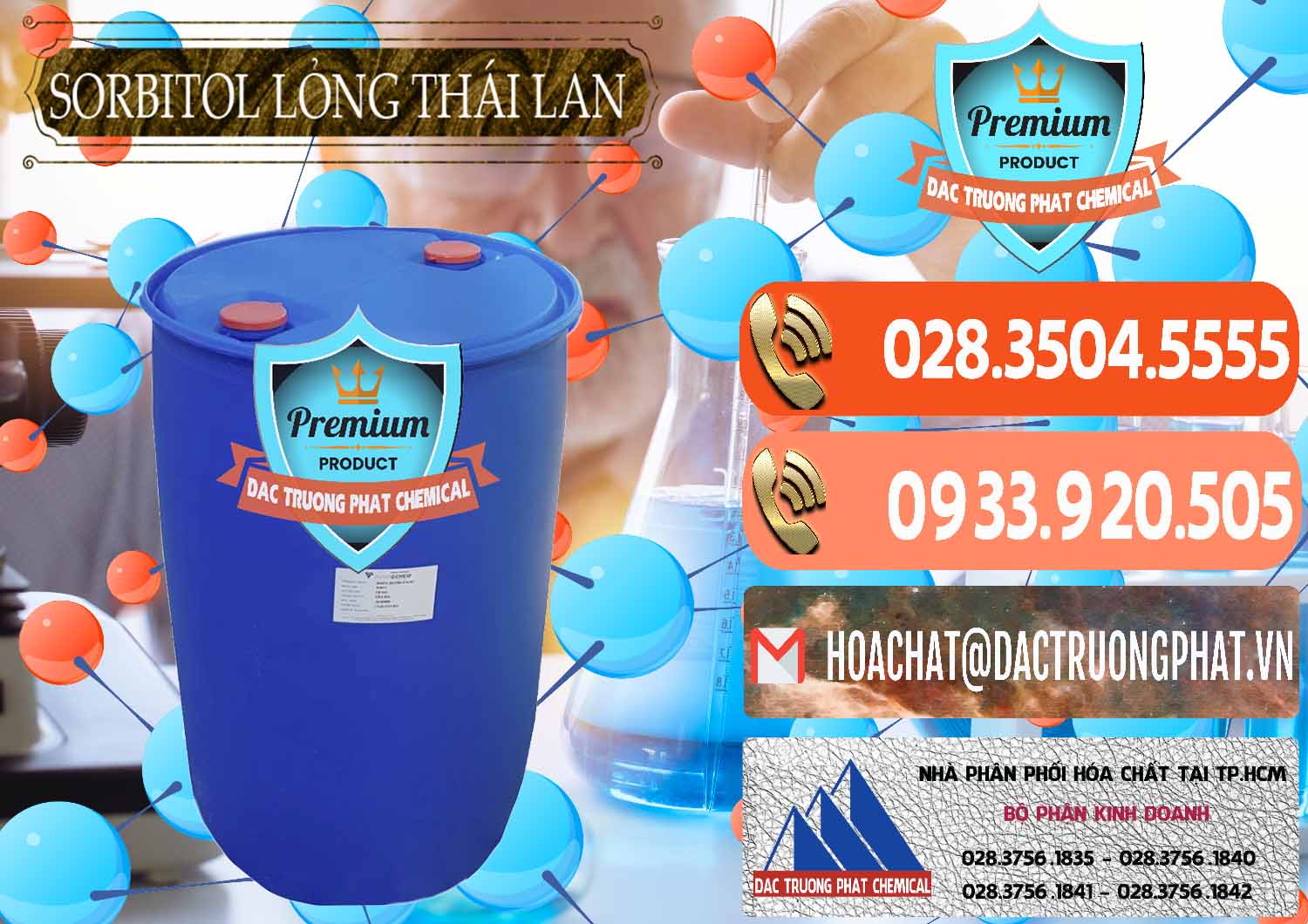 Chuyên bán ( cung cấp ) Sorbitol - C6H14O6 Lỏng 70% Food Grade Thái Lan Thailand - 0341 - Chuyên bán ( phân phối ) hóa chất tại TP.HCM - hoachatmientay.com