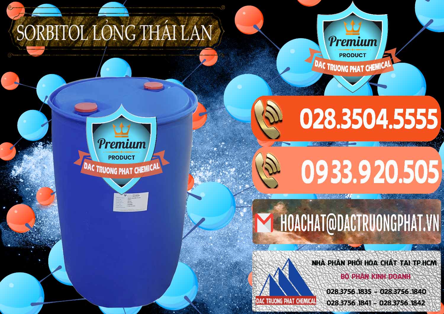 Nhà cung ứng và bán Sorbitol - C6H14O6 Lỏng 70% Food Grade Thái Lan Thailand - 0341 - Công ty cung cấp ( kinh doanh ) hóa chất tại TP.HCM - hoachatmientay.com