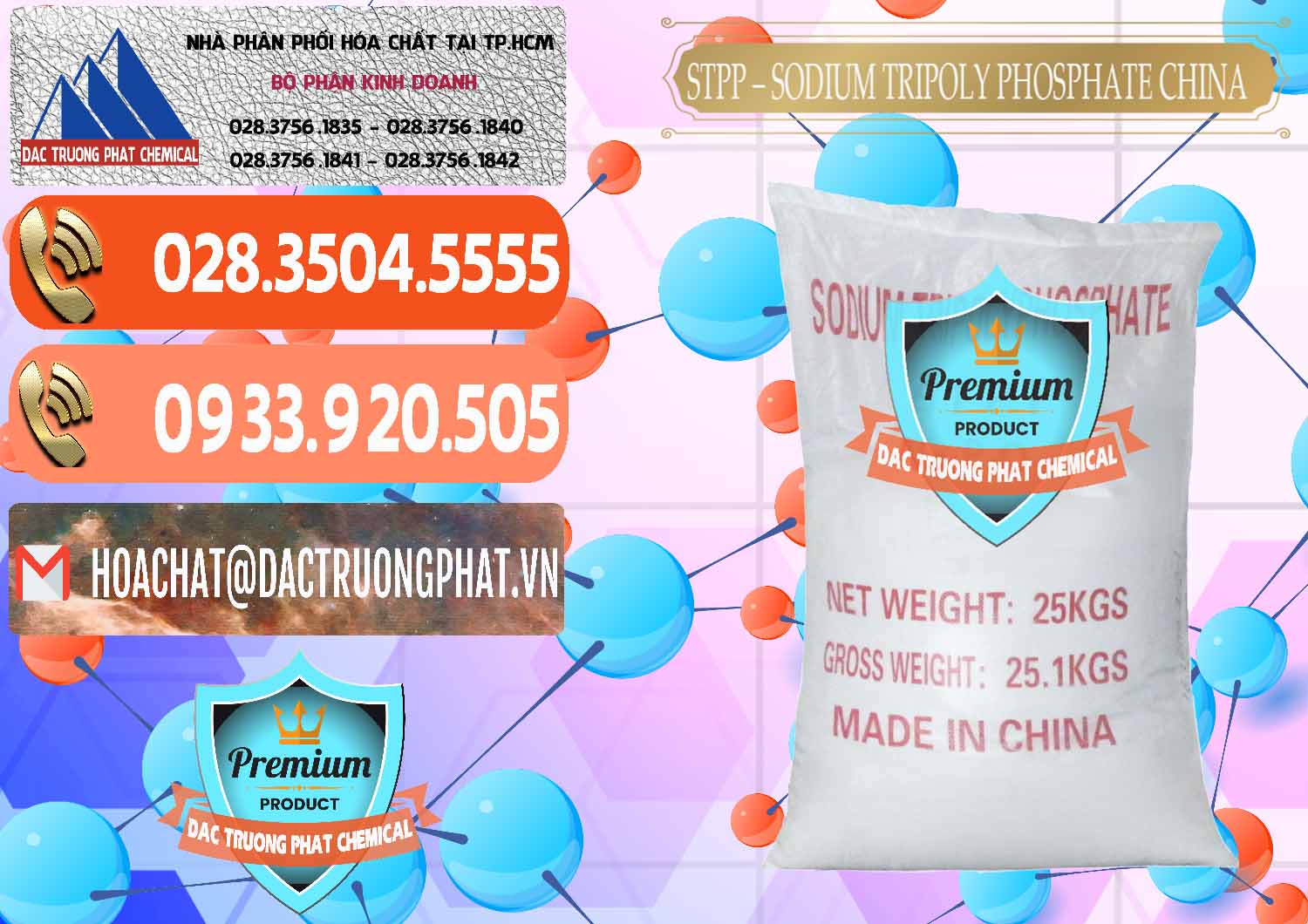 Cty cung ứng ( bán ) Sodium Tripoly Phosphate - STPP 96% Chữ Đỏ Trung Quốc China - 0155 - Chuyên cung cấp _ kinh doanh hóa chất tại TP.HCM - hoachatmientay.com