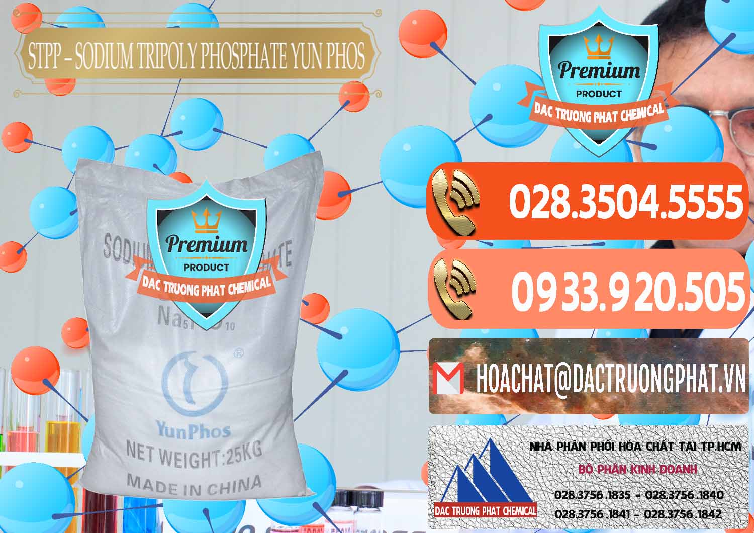 Công ty chuyên bán & cung cấp Sodium Tripoly Phosphate - STPP Yun Phos Trung Quốc China - 0153 - Cty chuyên nhập khẩu & phân phối hóa chất tại TP.HCM - hoachatmientay.com