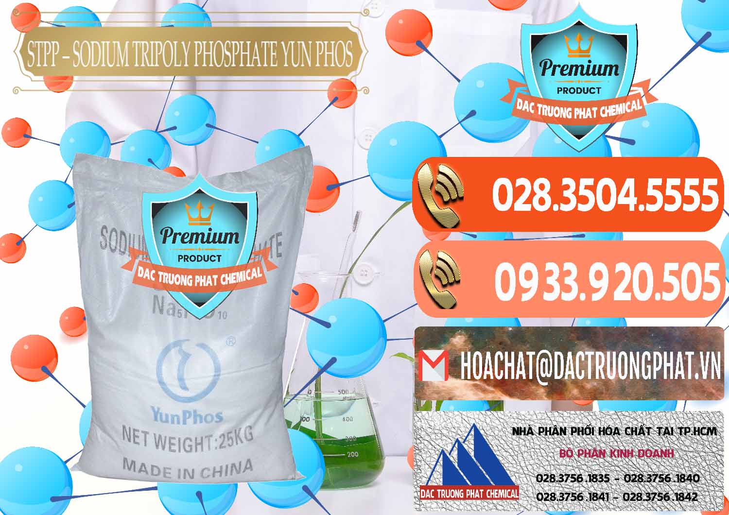 Đơn vị bán _ phân phối Sodium Tripoly Phosphate - STPP Yun Phos Trung Quốc China - 0153 - Công ty cung cấp ( kinh doanh ) hóa chất tại TP.HCM - hoachatmientay.com