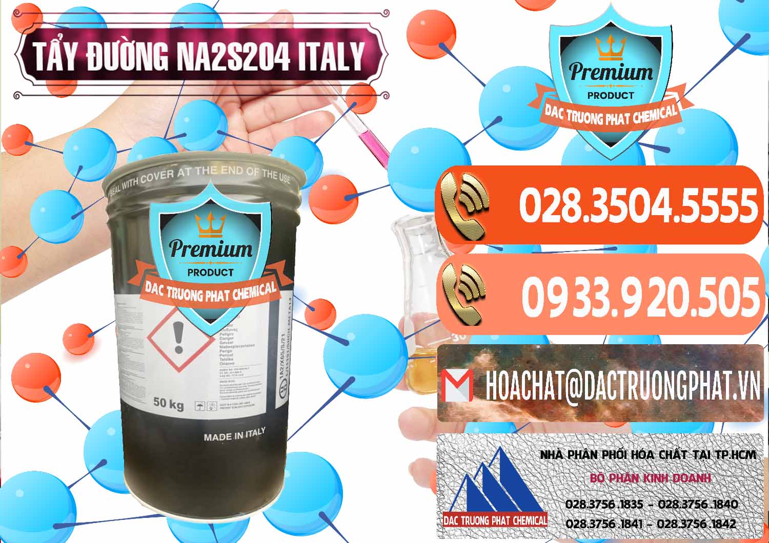 Chuyên kinh doanh - bán Tẩy Đường - NA2S2O4 Ý Italy - 0422 - Nơi cung cấp & phân phối hóa chất tại TP.HCM - hoachatmientay.com