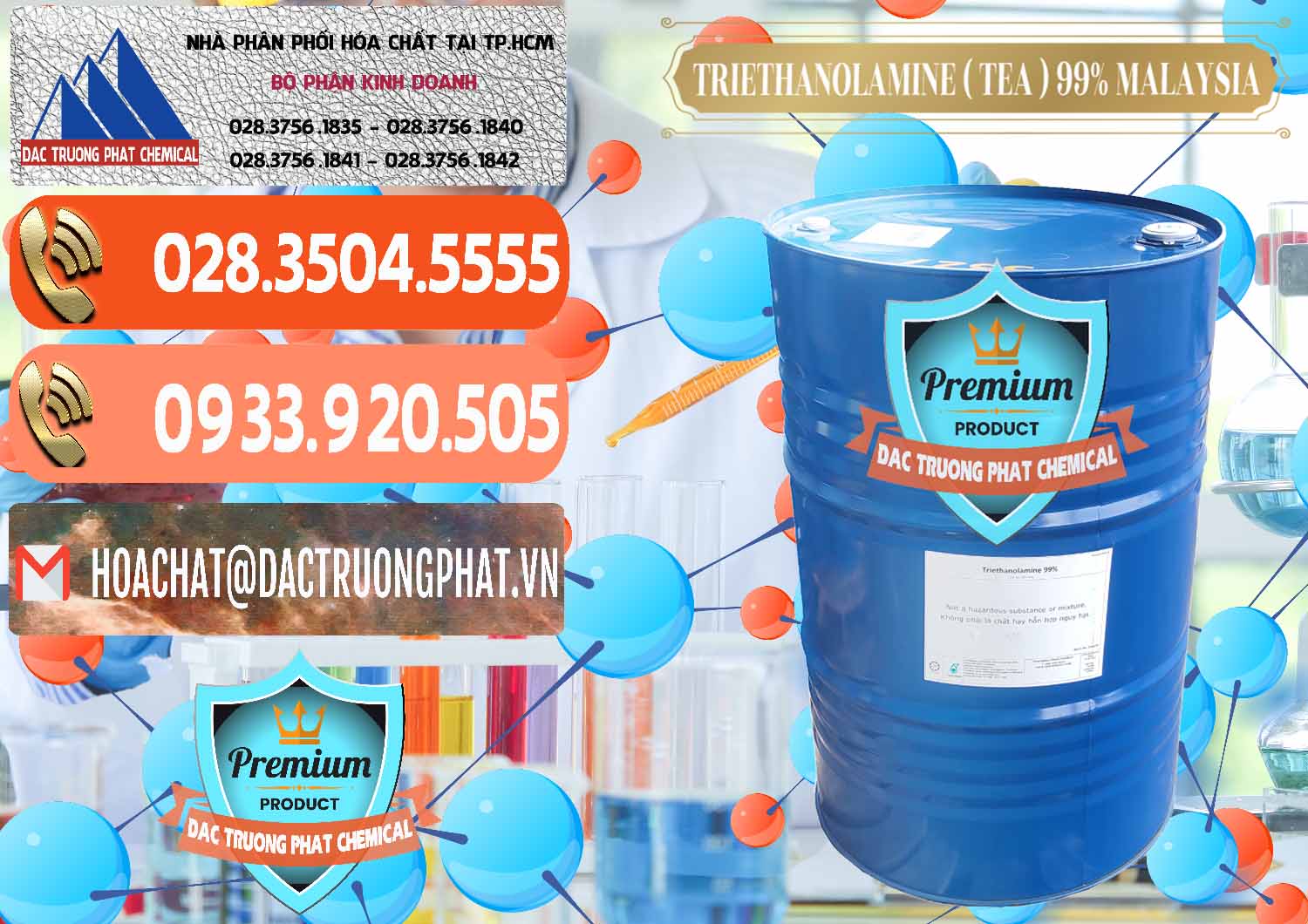 Nơi chuyên cung cấp - bán TEA - Triethanolamine 99% Mã Lai Malaysia - 0323 - Nhà cung cấp ( phân phối ) hóa chất tại TP.HCM - hoachatmientay.com