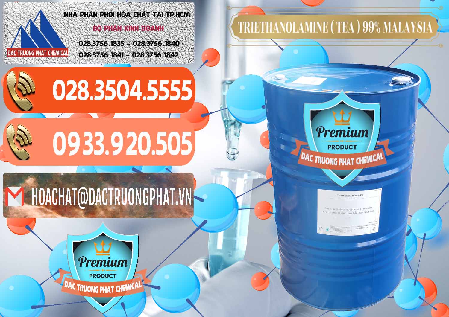 Cty chuyên cung ứng & bán TEA - Triethanolamine 99% Mã Lai Malaysia - 0323 - Cty phân phối & cung cấp hóa chất tại TP.HCM - hoachatmientay.com