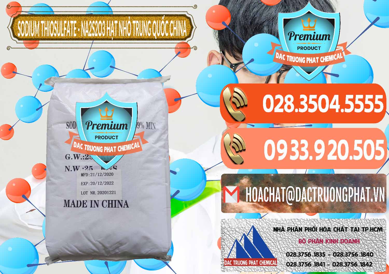 Chuyên nhập khẩu & bán Sodium Thiosulfate - NA2S2O3 Hạt Nhỏ Trung Quốc China - 0204 - Đơn vị phân phối - cung cấp hóa chất tại TP.HCM - hoachatmientay.com