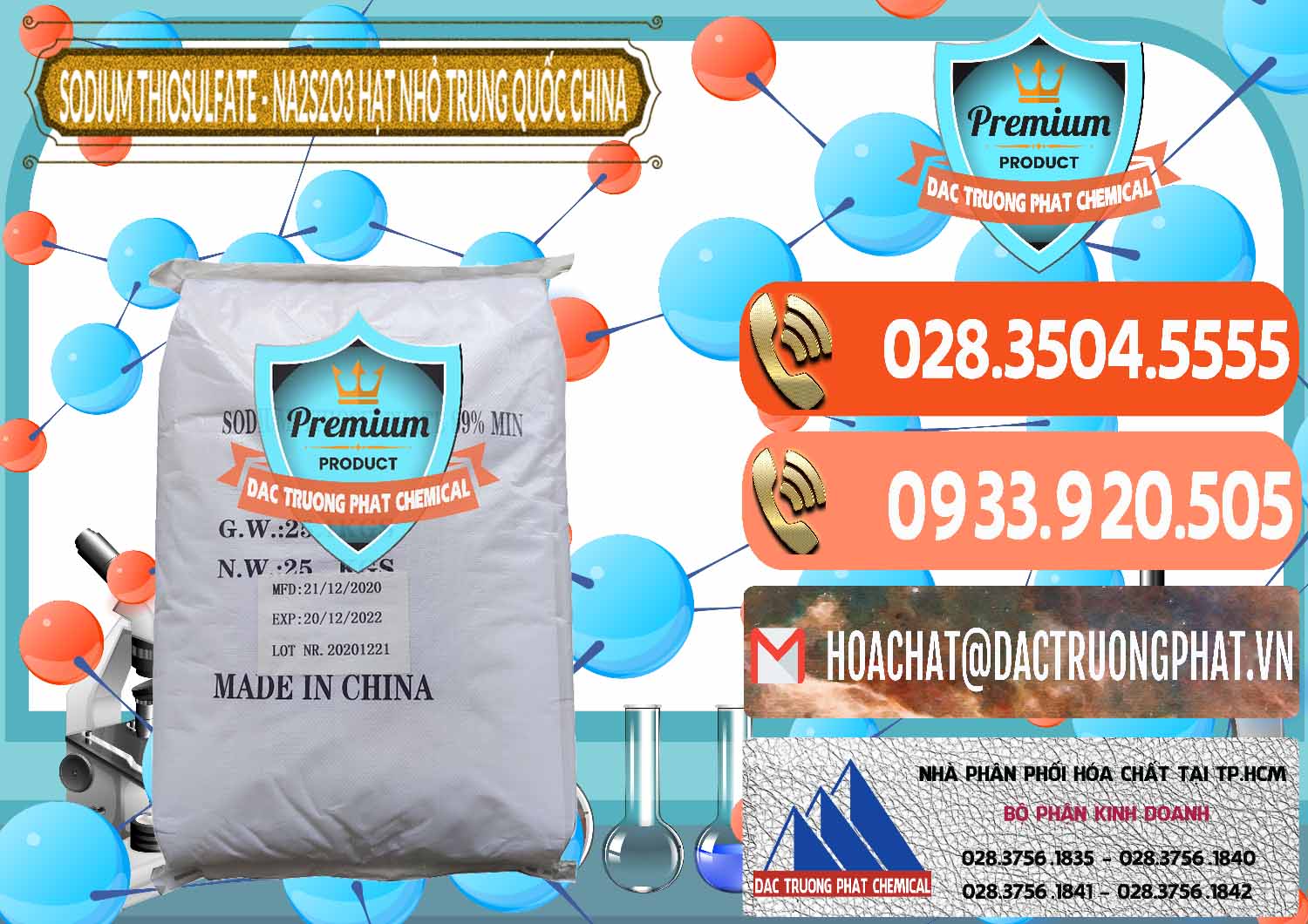 Nhà phân phối và bán Sodium Thiosulfate - NA2S2O3 Hạt Nhỏ Trung Quốc China - 0204 - Nơi nhập khẩu _ cung cấp hóa chất tại TP.HCM - hoachatmientay.com