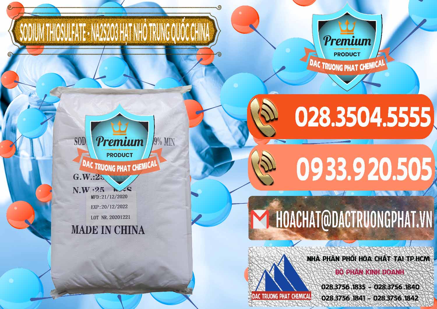 Cty chuyên nhập khẩu & bán Sodium Thiosulfate - NA2S2O3 Hạt Nhỏ Trung Quốc China - 0204 - Nơi bán và cung cấp hóa chất tại TP.HCM - hoachatmientay.com