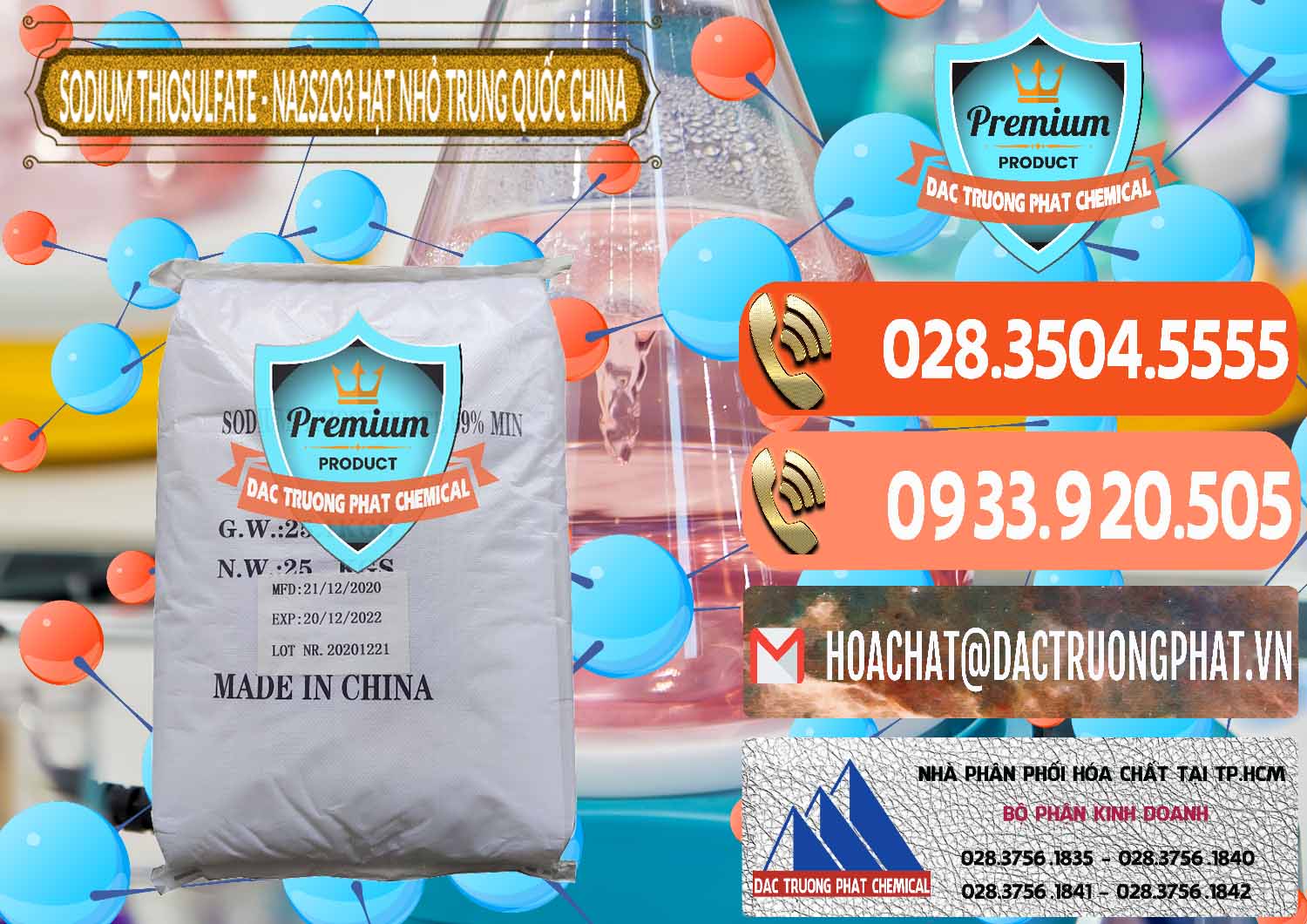 Phân phối - bán Sodium Thiosulfate - NA2S2O3 Hạt Nhỏ Trung Quốc China - 0204 - Đơn vị chuyên kinh doanh & cung cấp hóa chất tại TP.HCM - hoachatmientay.com