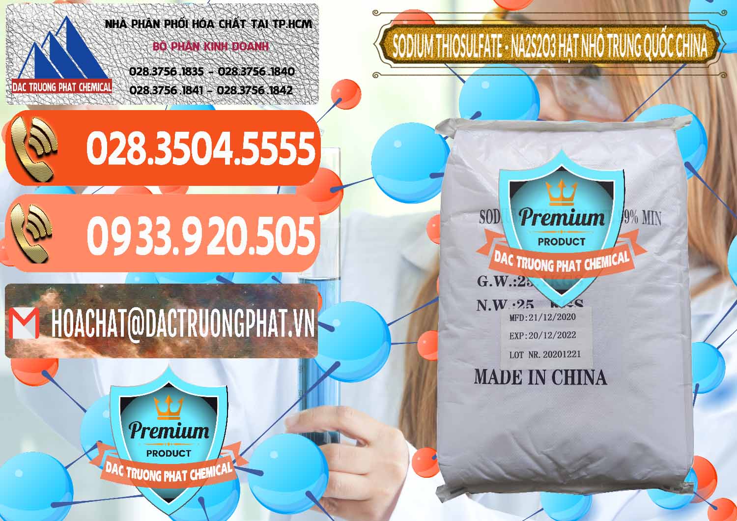 Kinh doanh _ bán Sodium Thiosulfate - NA2S2O3 Hạt Nhỏ Trung Quốc China - 0204 - Đơn vị nhập khẩu ( phân phối ) hóa chất tại TP.HCM - hoachatmientay.com