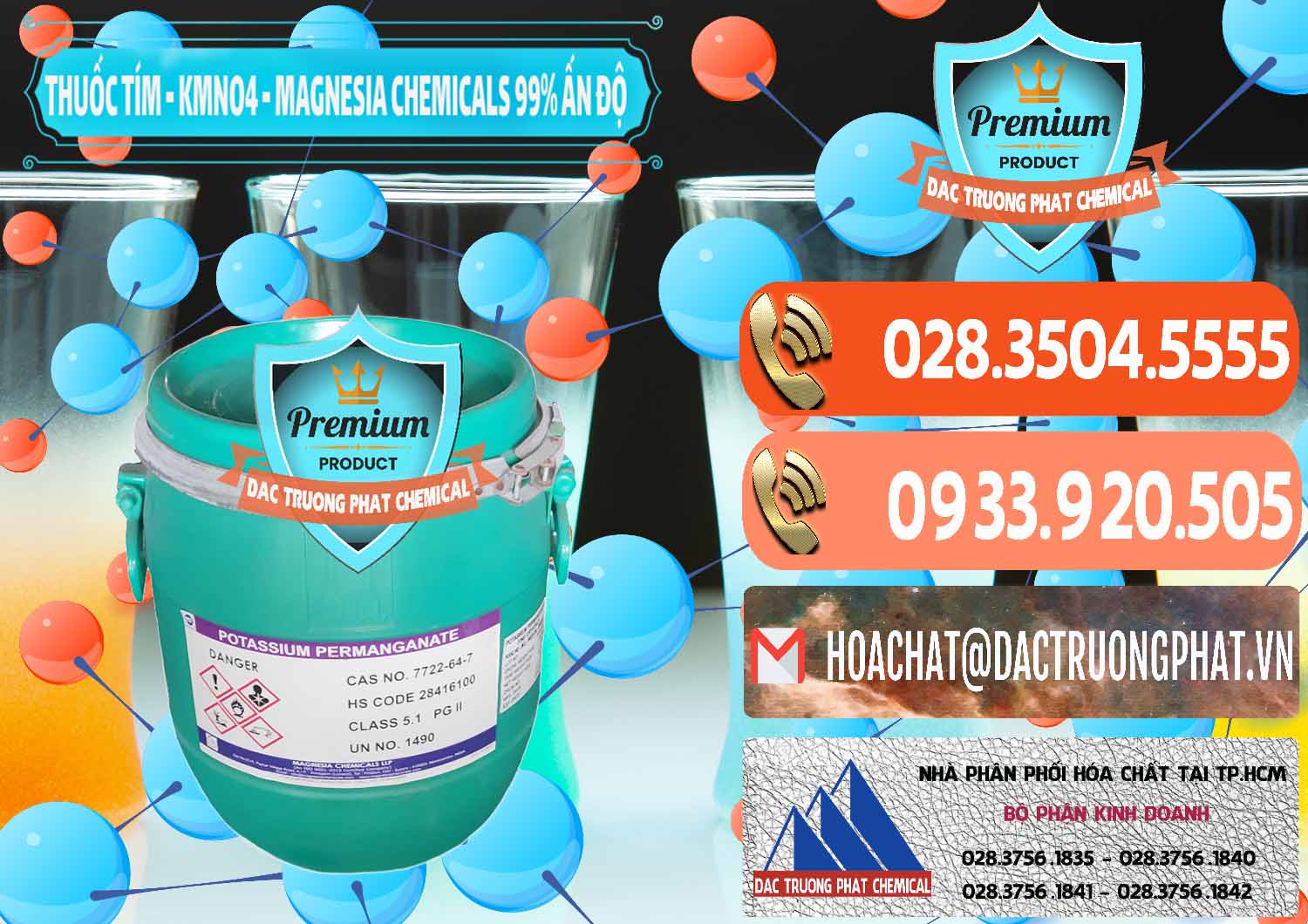 Bán ( cung ứng ) Thuốc Tím - KMNO4 Magnesia Chemicals 99% Ấn Độ India - 0251 - Công ty chuyên phân phối & nhập khẩu hóa chất tại TP.HCM - hoachatmientay.com