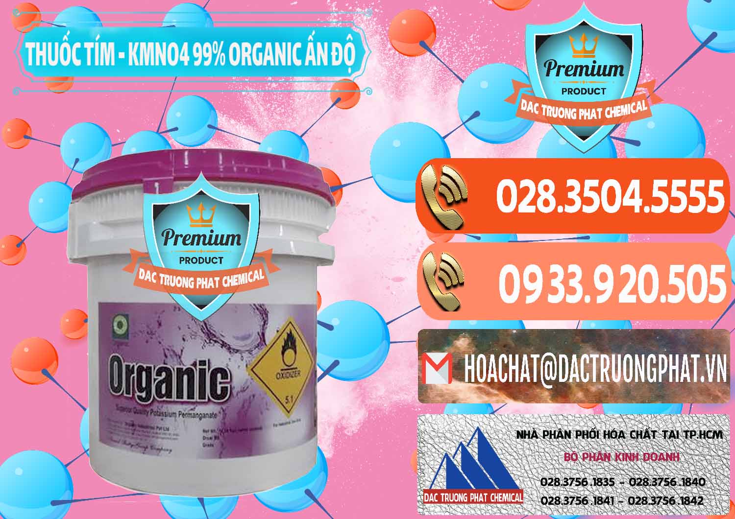 Nơi nhập khẩu - bán Thuốc Tím - KMNO4 99% Organic Ấn Độ India - 0216 - Chuyên cung cấp - phân phối hóa chất tại TP.HCM - hoachatmientay.com