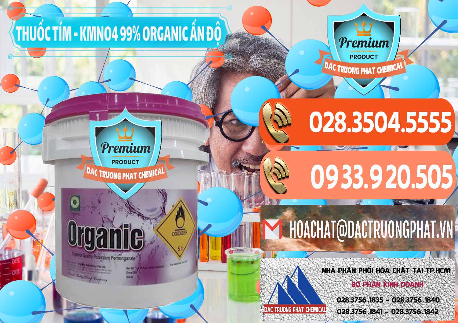 Cty chuyên bán _ phân phối Thuốc Tím - KMNO4 99% Organic Ấn Độ India - 0216 - Công ty cung cấp ( nhập khẩu ) hóa chất tại TP.HCM - hoachatmientay.com