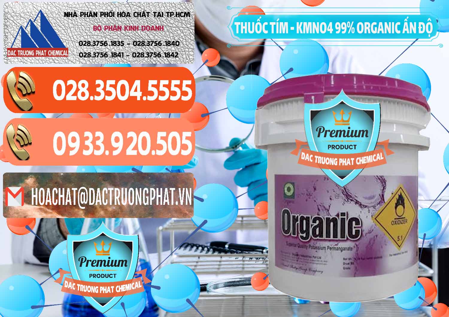 Cty nhập khẩu & bán Thuốc Tím - KMNO4 99% Organic Ấn Độ India - 0216 - Chuyên kinh doanh & cung cấp hóa chất tại TP.HCM - hoachatmientay.com