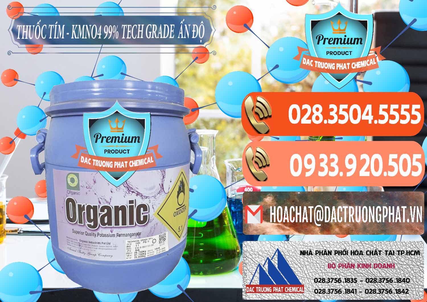 Cty chuyên phân phối và bán Thuốc Tím - KMNO4 99% Organic Group Ấn Độ India - 0250 - Phân phối - nhập khẩu hóa chất tại TP.HCM - hoachatmientay.com