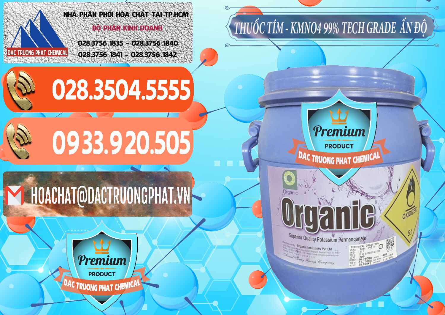 Cty chuyên cung ứng và bán Thuốc Tím - KMNO4 99% Organic Group Ấn Độ India - 0250 - Công ty phân phối _ bán hóa chất tại TP.HCM - hoachatmientay.com