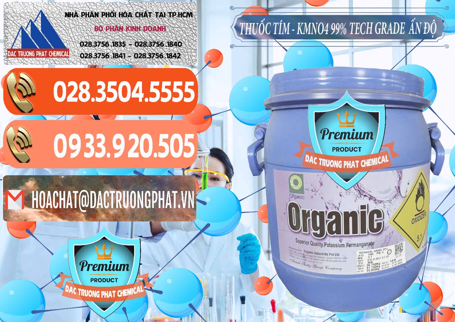 Cty chuyên bán & cung ứng Thuốc Tím - KMNO4 99% Organic Group Ấn Độ India - 0250 - Nhà cung cấp _ kinh doanh hóa chất tại TP.HCM - hoachatmientay.com