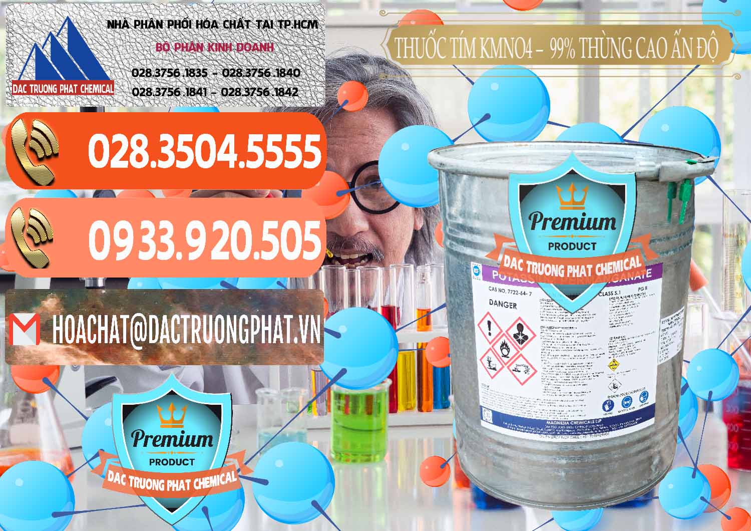 Cty chuyên cung cấp và bán Thuốc Tím - KMNO4 Thùng Cao 99% Magnesia Chemicals Ấn Độ India - 0164 - Cung ứng ( phân phối ) hóa chất tại TP.HCM - hoachatmientay.com
