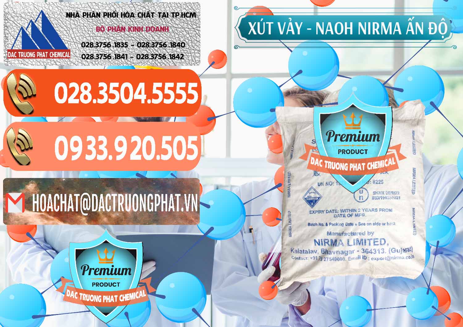 Nơi chuyên cung cấp - bán Xút Vảy - NaOH Vảy Nirma Ấn Độ India - 0371 - Đơn vị cung cấp & bán hóa chất tại TP.HCM - hoachatmientay.com