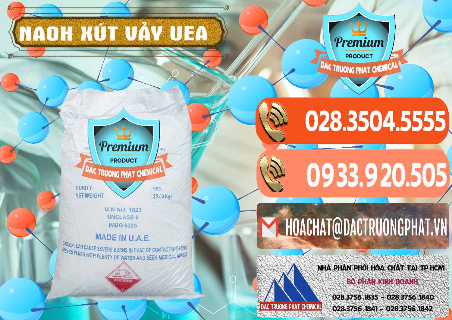 Nơi bán ( cung ứng ) Xút Vảy - NaOH Vảy UAE Iran - 0432 - Chuyên cung cấp _ kinh doanh hóa chất tại TP.HCM - hoachatmientay.com