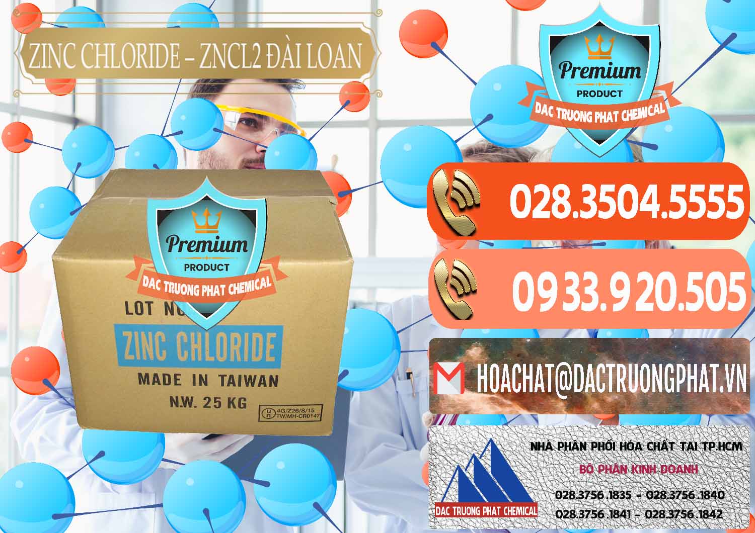 Công ty nhập khẩu ( bán ) Zinc Chloride - ZNCL2 96% Đài Loan Taiwan - 0178 - Công ty nhập khẩu _ cung cấp hóa chất tại TP.HCM - hoachatmientay.com