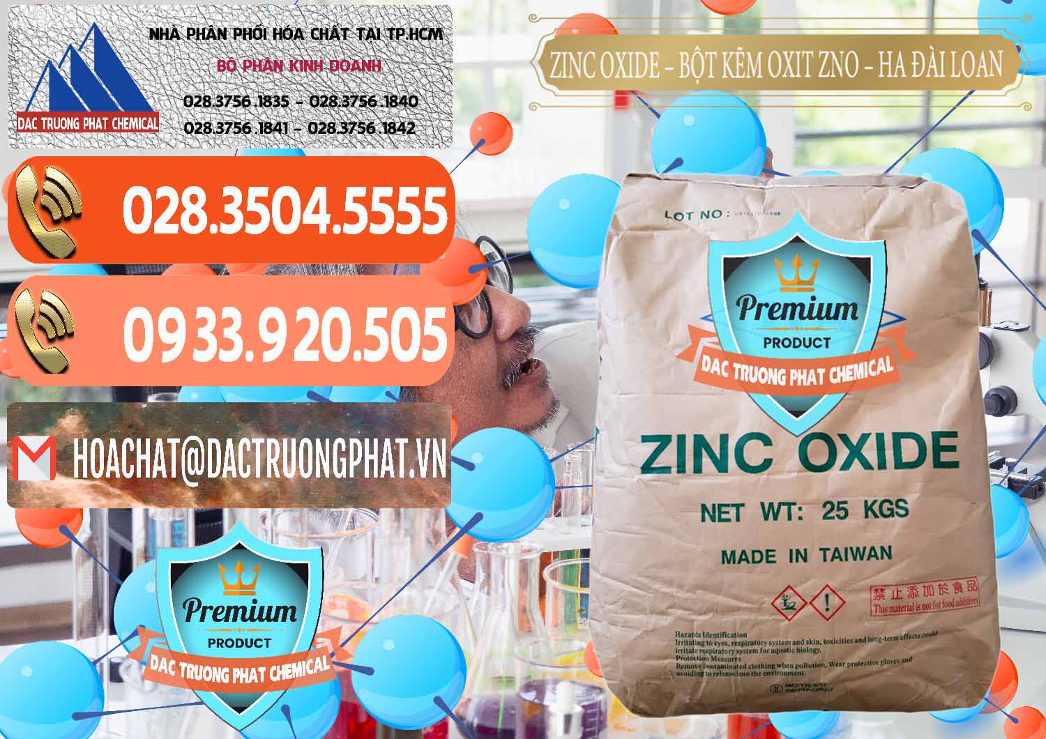Công ty cung ứng ( bán ) Zinc Oxide - Bột Kẽm Oxit ZNO HA Đài Loan Taiwan - 0180 - Công ty cung cấp - phân phối hóa chất tại TP.HCM - hoachatmientay.com