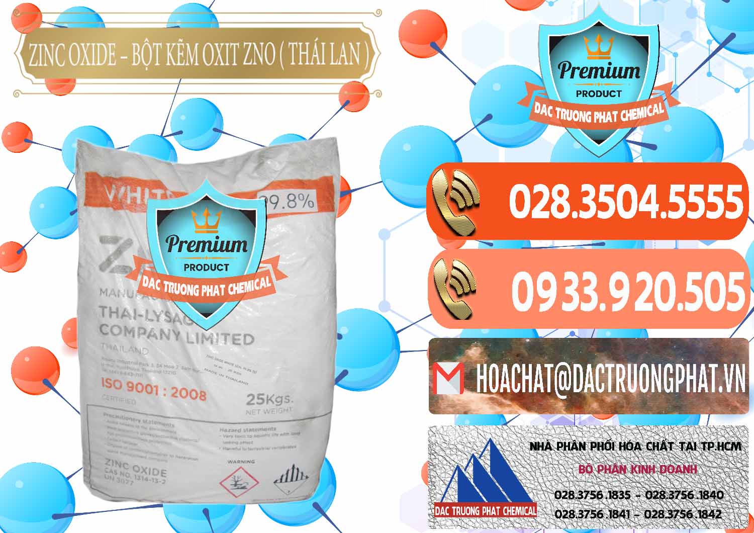 Nơi chuyên bán _ cung cấp Zinc Oxide - Bột Kẽm Oxit ZNO Thái Lan Thailand - 0181 - Công ty bán - phân phối hóa chất tại TP.HCM - hoachatmientay.com