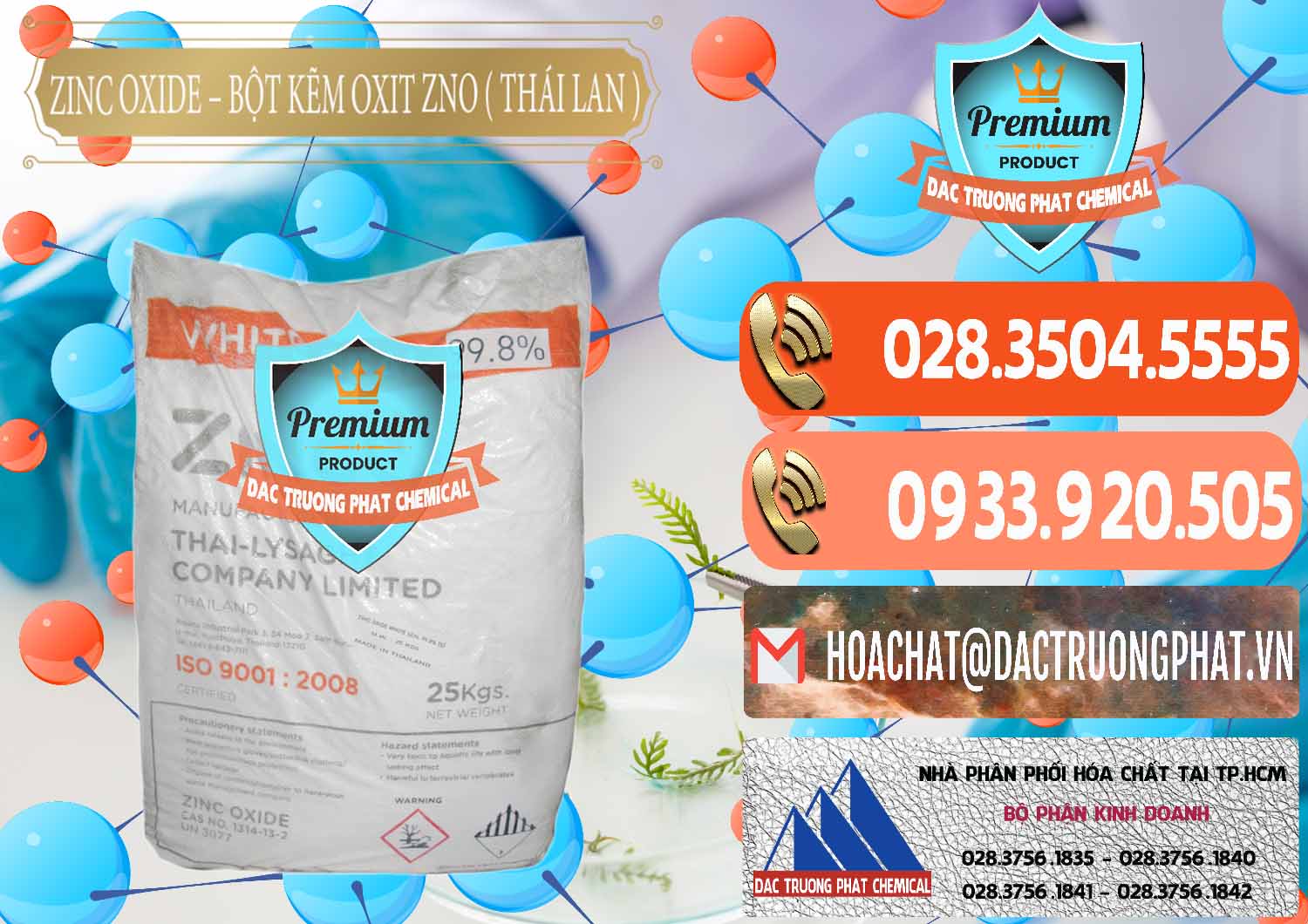 Cty chuyên nhập khẩu _ bán Zinc Oxide - Bột Kẽm Oxit ZNO Thái Lan Thailand - 0181 - Kinh doanh - cung cấp hóa chất tại TP.HCM - hoachatmientay.com