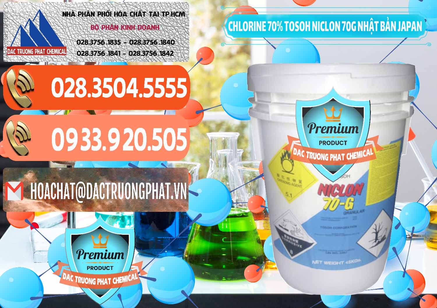 Cung cấp _ bán Clorin – Chlorine 70% Tosoh Niclon 70G Nhật Bản Japan - 0242 - Đơn vị chuyên kinh doanh ( cung cấp ) hóa chất tại TP.HCM - hoachatmientay.com