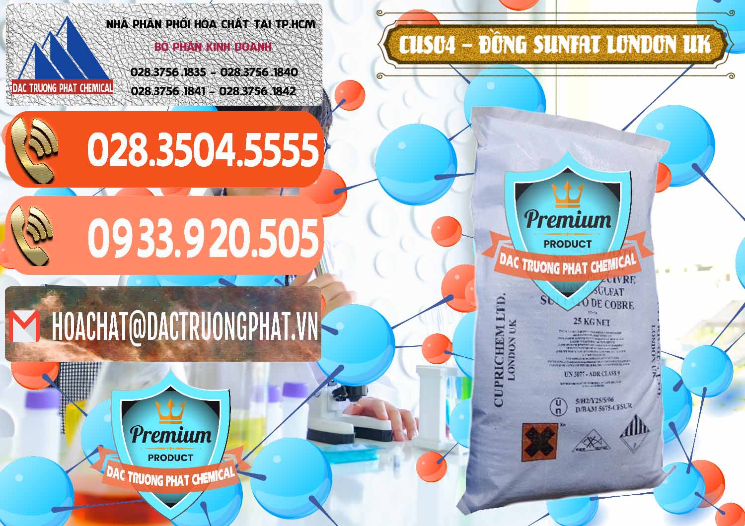 Chuyên kinh doanh - bán CuSO4 – Đồng Sunfat Anh Uk Kingdoms - 0478 - Đơn vị chuyên kinh doanh - phân phối hóa chất tại TP.HCM - hoachatmientay.com