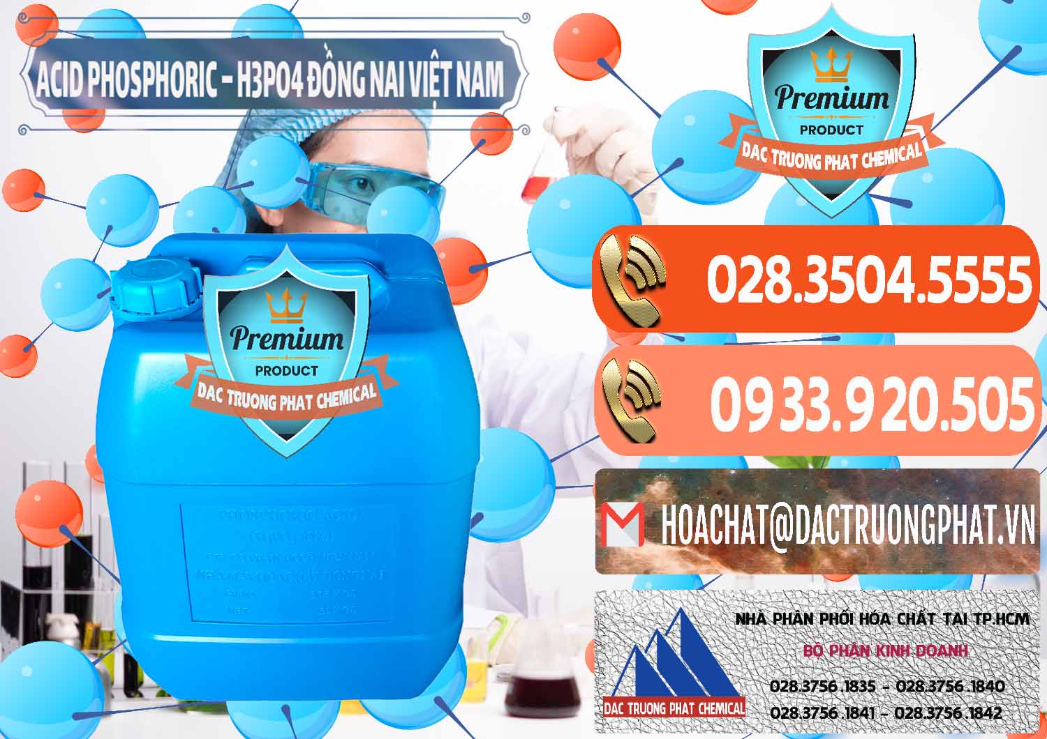 Cty phân phối ( kinh doanh ) Acid Phosphoric – Axit Phosphoric 85% Đồng Nai Việt Nam - 0183 - Nơi cung cấp - bán hóa chất tại TP.HCM - hoachatmientay.com