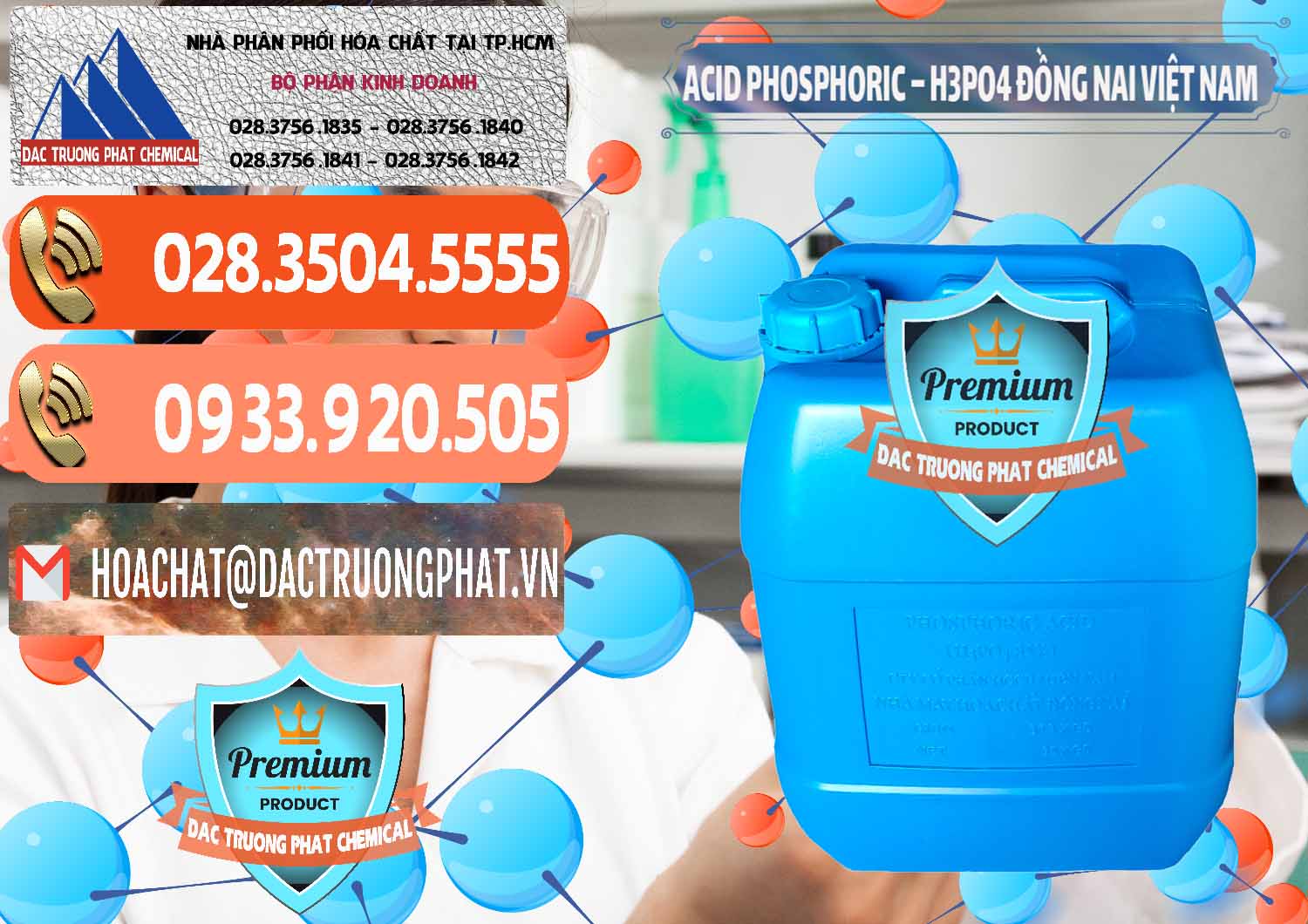 Kinh doanh ( cung cấp ) Acid Phosphoric – Axit Phosphoric 85% Đồng Nai Việt Nam - 0183 - Cty chuyên phân phối & kinh doanh hóa chất tại TP.HCM - hoachatmientay.com
