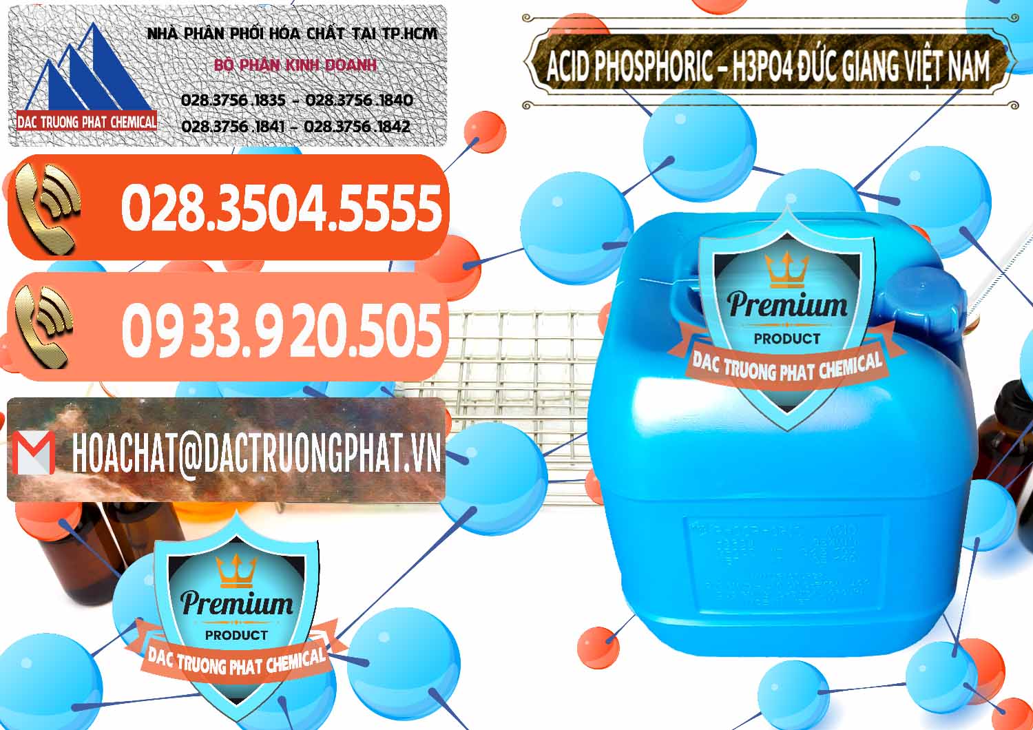 Cty cung cấp ( phân phối ) Axit Phosphoric - Acid Phosphoric H3PO4 85% Đức Giang Việt Nam - 0184 - Bán hóa chất tại TP.HCM - hoachatmientay.com
