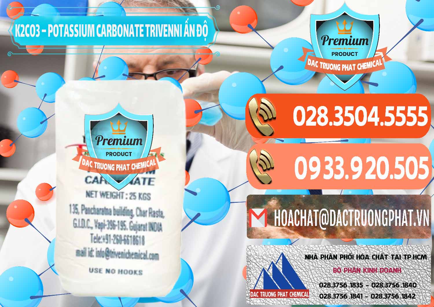 Cty bán _ cung ứng K2Co3 – Potassium Carbonate Trivenni Ấn Độ India - 0473 - Cty chuyên kinh doanh - phân phối hóa chất tại TP.HCM - hoachatmientay.com
