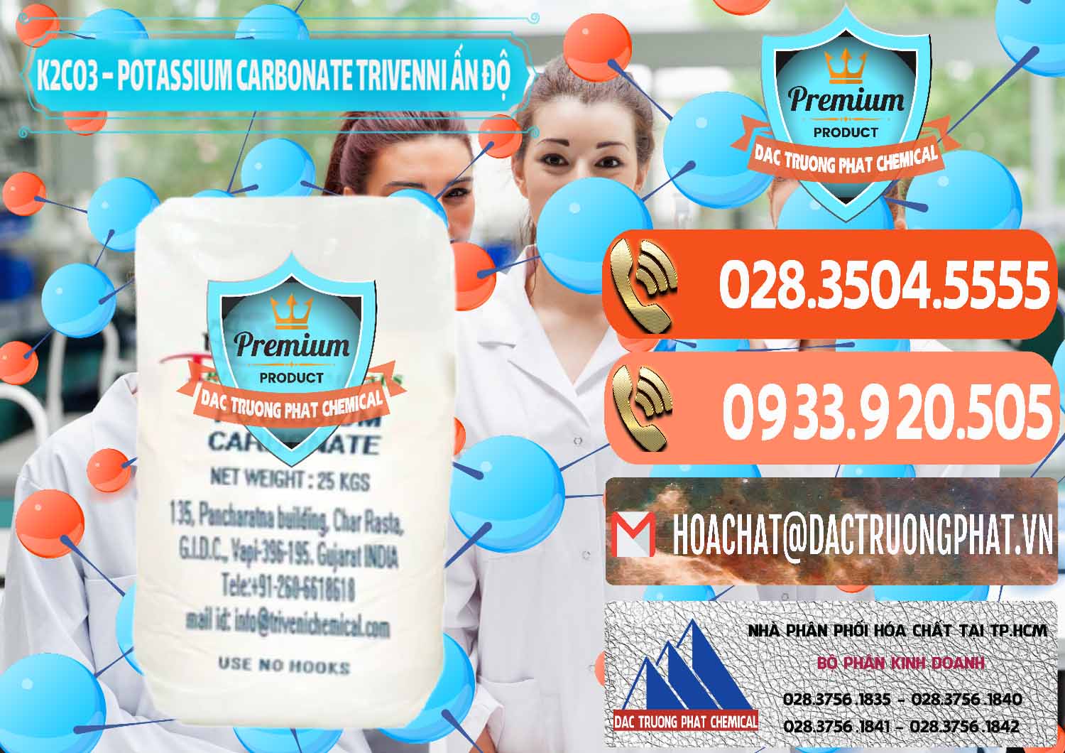 Cty bán và cung cấp K2Co3 – Potassium Carbonate Trivenni Ấn Độ India - 0473 - Công ty chuyên kinh doanh ( phân phối ) hóa chất tại TP.HCM - hoachatmientay.com
