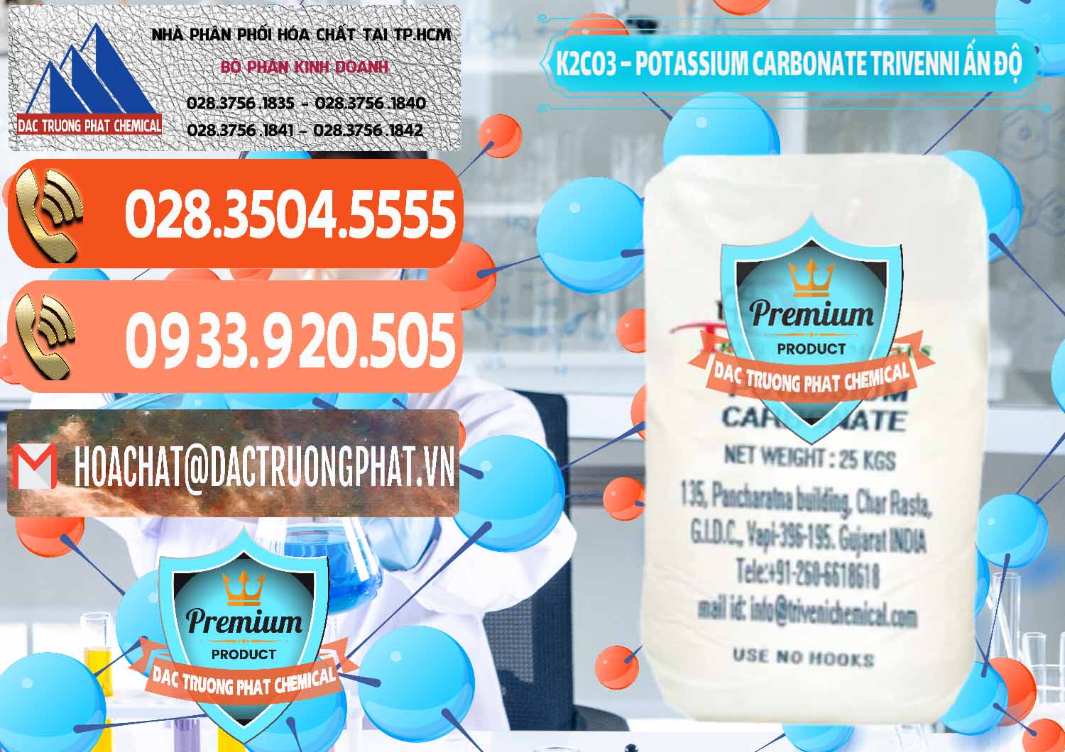 Cty cung cấp _ bán K2Co3 – Potassium Carbonate Trivenni Ấn Độ India - 0473 - Đơn vị cung cấp _ bán hóa chất tại TP.HCM - hoachatmientay.com