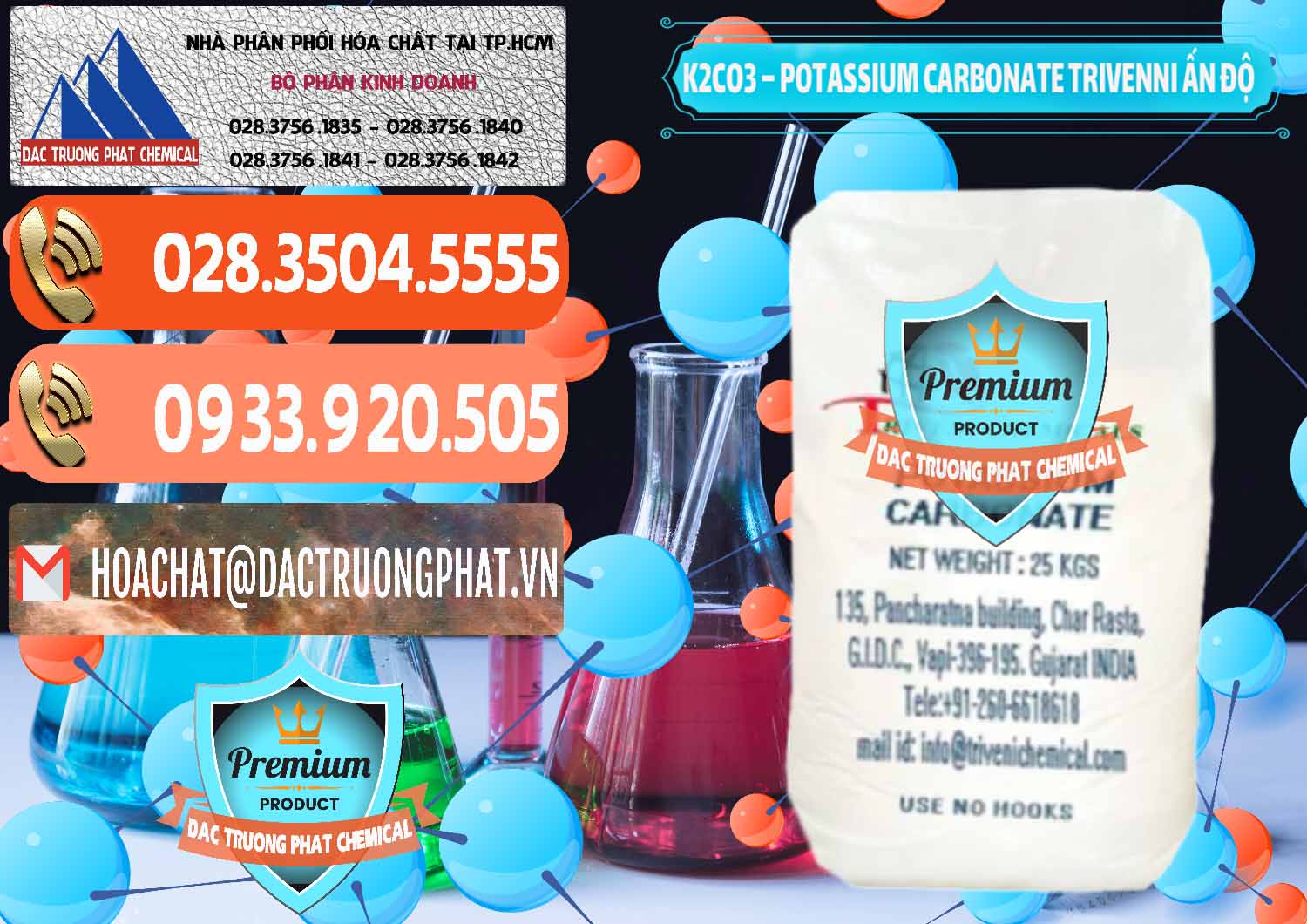 Cty chuyên bán và phân phối K2Co3 – Potassium Carbonate Trivenni Ấn Độ India - 0473 - Cty cung cấp - bán hóa chất tại TP.HCM - hoachatmientay.com
