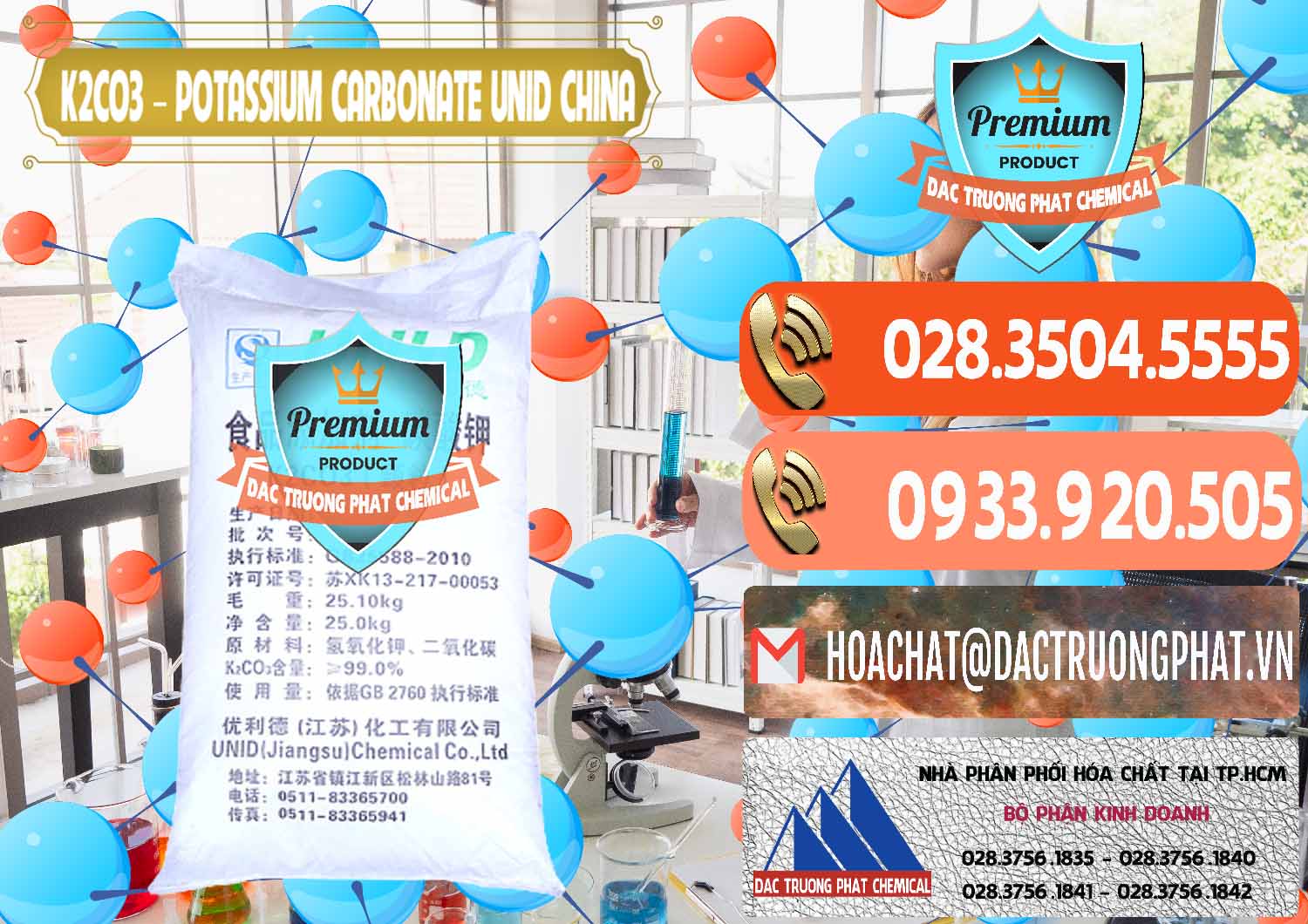 Cty chuyên cung cấp ( bán ) K2Co3 – Potassium Carbonate UNID Trung Quốc China - 0475 - Công ty cung ứng ( phân phối ) hóa chất tại TP.HCM - hoachatmientay.com
