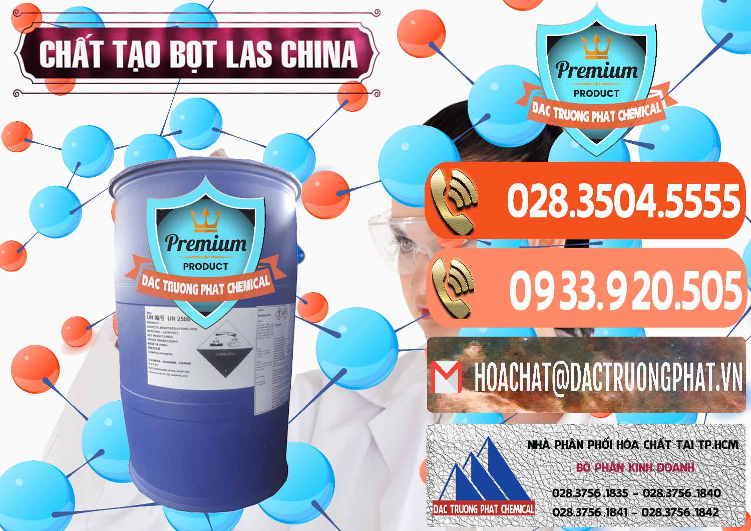 Nơi chuyên nhập khẩu & bán Chất tạo bọt Las Trung Quốc China - 0451 - Nhà phân phối và cung cấp hóa chất tại TP.HCM - hoachatmientay.com